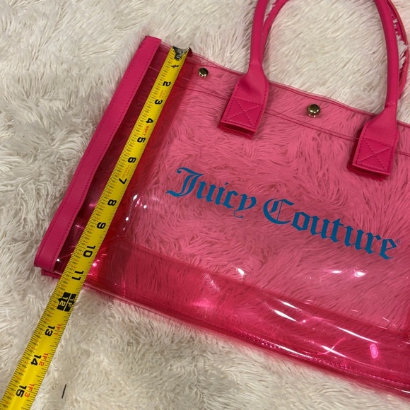 Juicy Couture Y2K Pink Clear Tote Bag - Picture 3 of 10